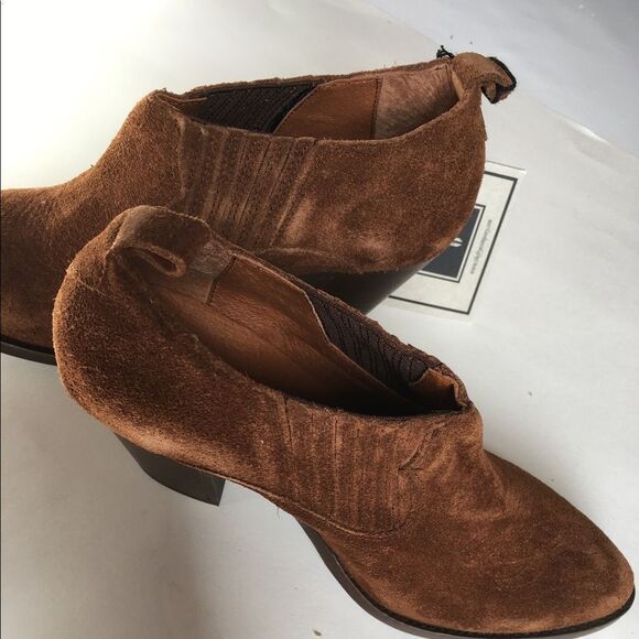 FRYE LLANA OIL RUBBER BOOTIES NIB 278.00 SIZE 7 - Picture 3 of 8